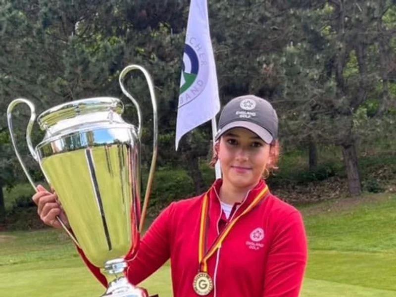 Northumberland’s young golf star triumphs in Europe
