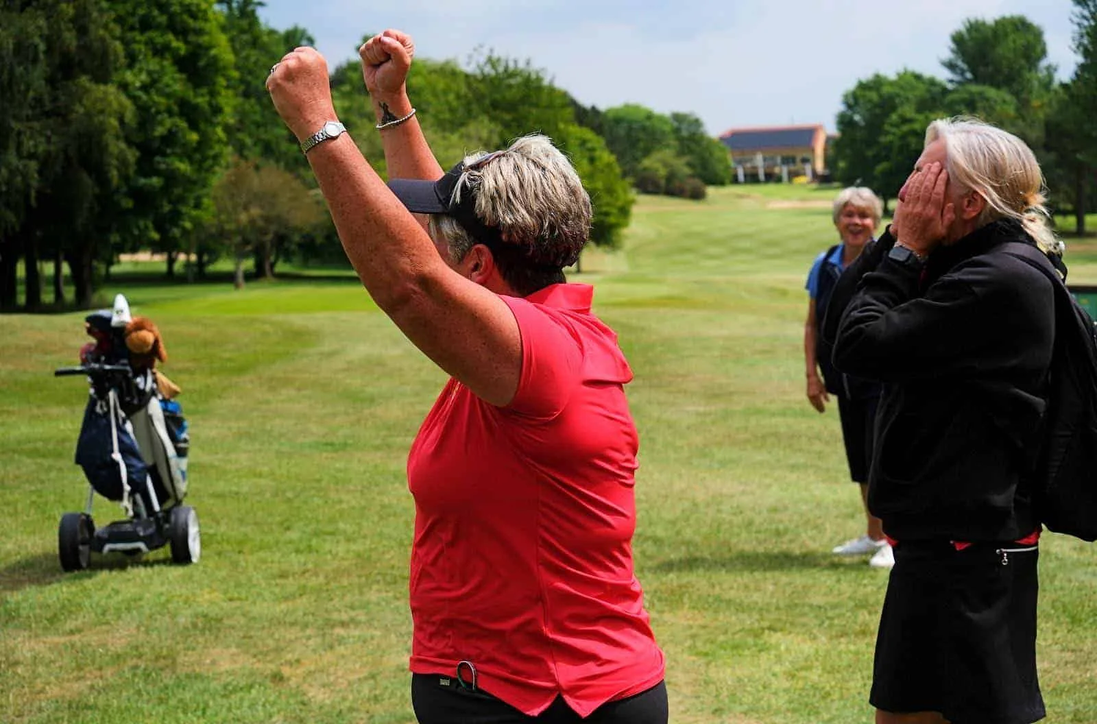 Julie celebrates