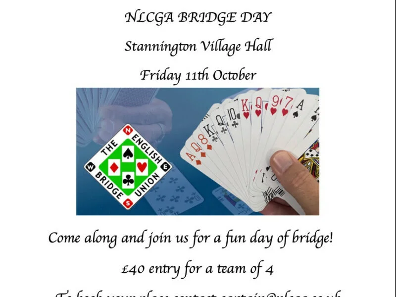 NLCGA Bridge Drive – with lunch and cake!